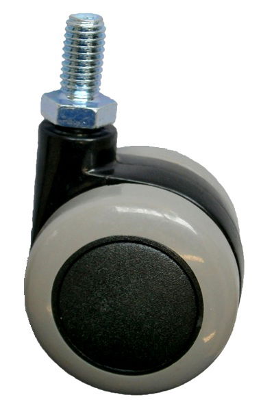 68-59-40 M8 menetes csatlakozású bútorgörgő Ø40 mm, puha termék fő termékképe