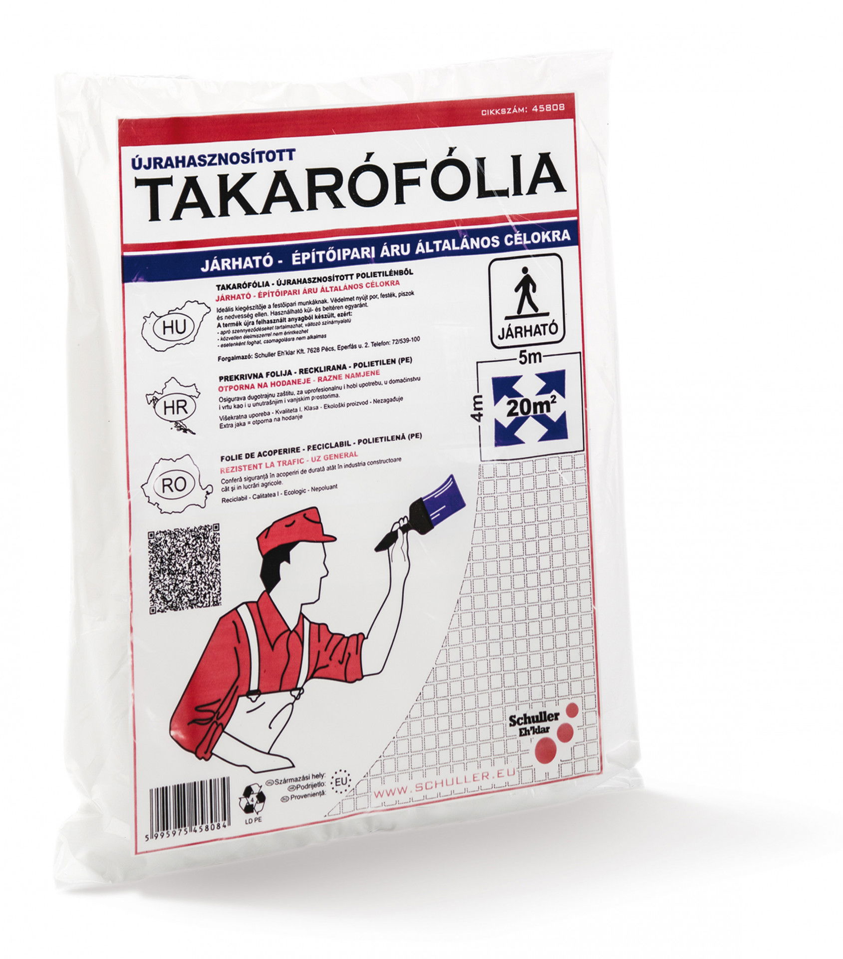 Schuller YES SM takarófólia, járható, 4x5 m termék fő termékképe