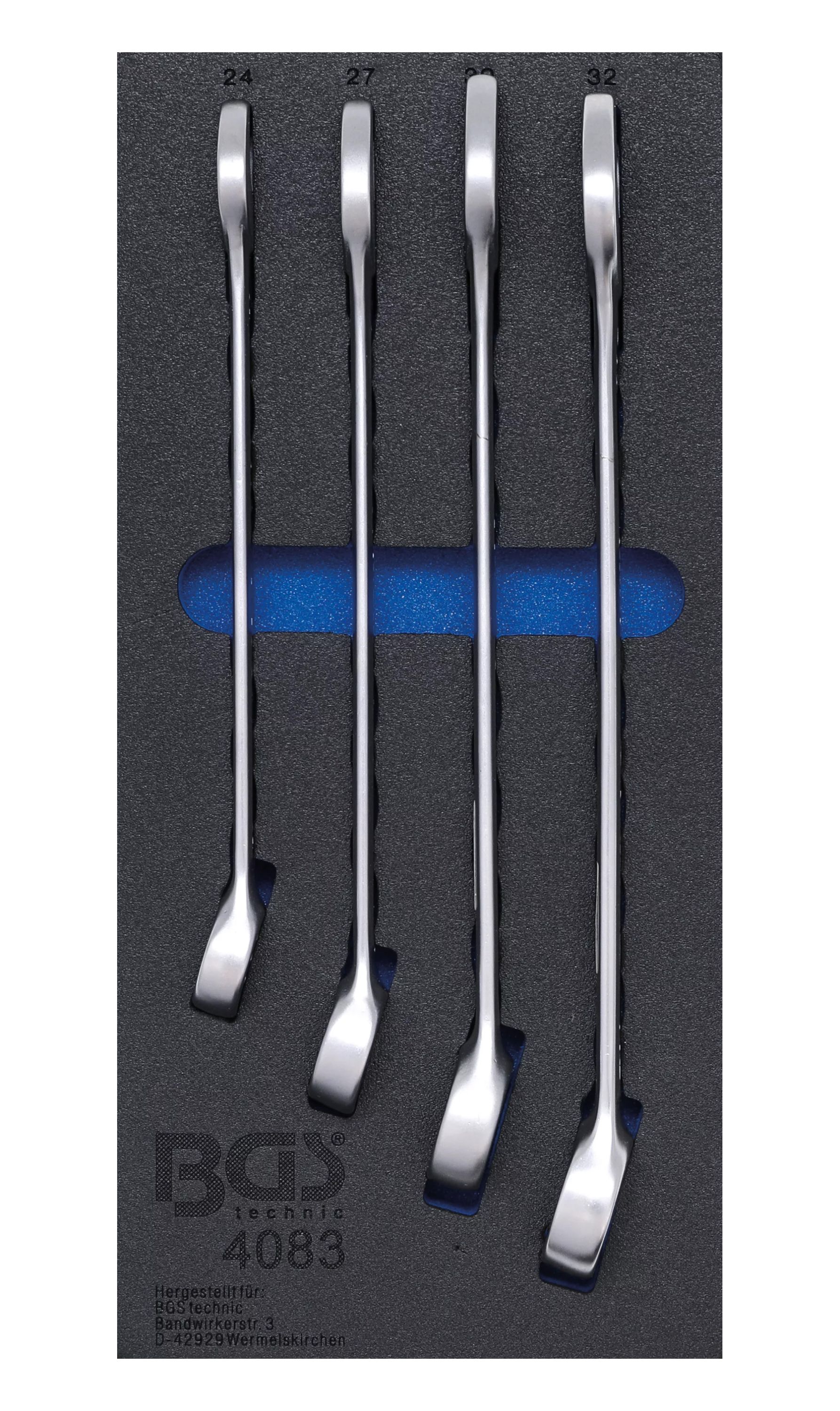 BGS Technic 9-4083 habtálcás csillag-villáskulcs készlet, metrikus, 4 részes termék fő termékképe