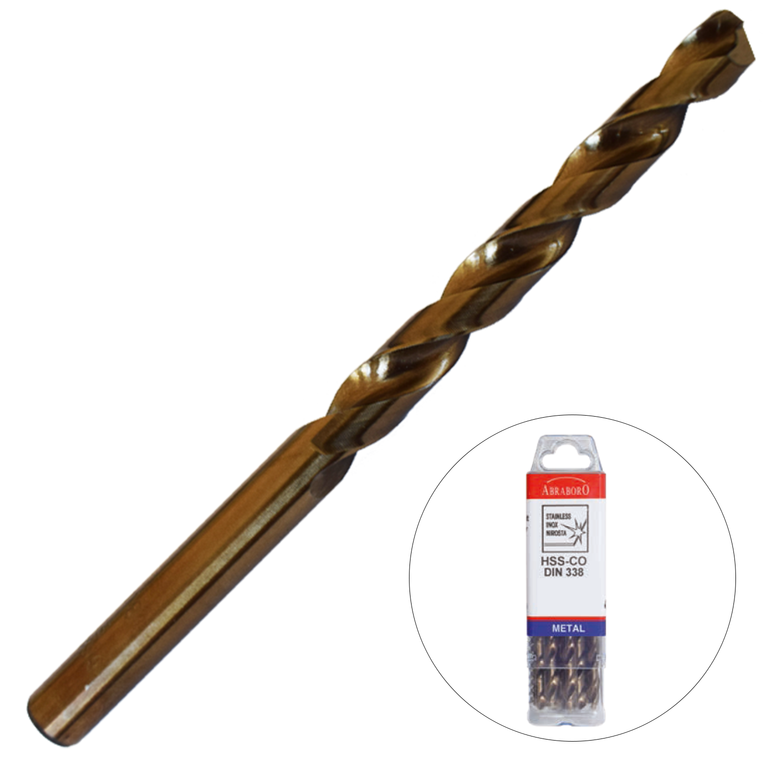 Abraboro 5.4 x 93 / 57 mm HSS-Co fémcsigafúró X-Pack, 10 db/csomag termék fő termékképe