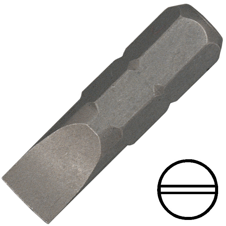 KENNEDY 6 mm hornyos csavarhúzó bit 1/4" hatszög illesztéssel, 25 mm termék fő termékképe