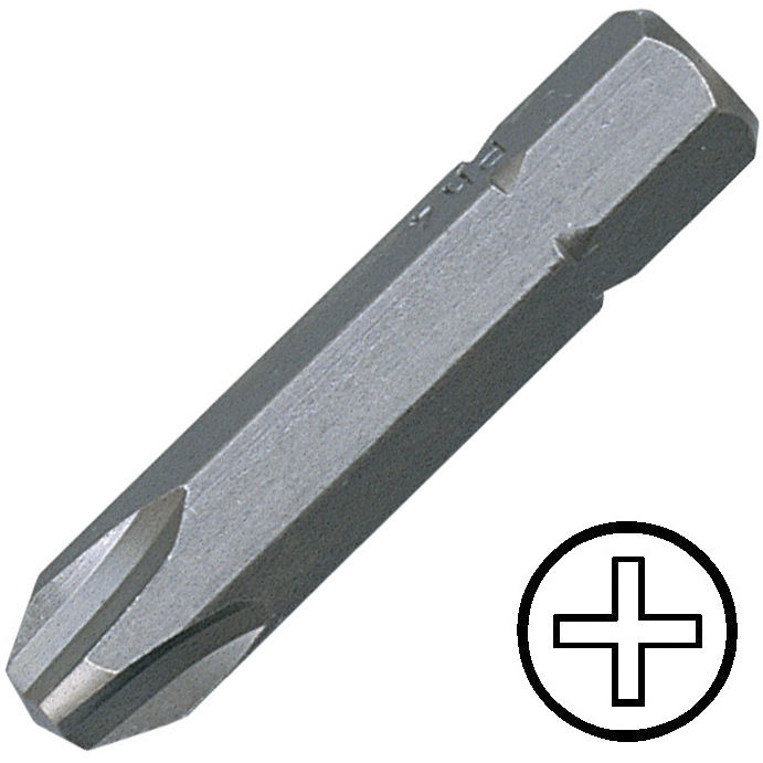 KENNEDY No.2 kereszthornyos csavarhúzó bit 5/16" hatszög illesztéssel, 32 mm termék fő termékképe