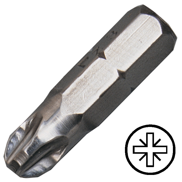 KENNEDY No.2 Pozidriv csavarhúzó bit 1/4" hatszög illesztéssel, 25 mm termék fő termékképe