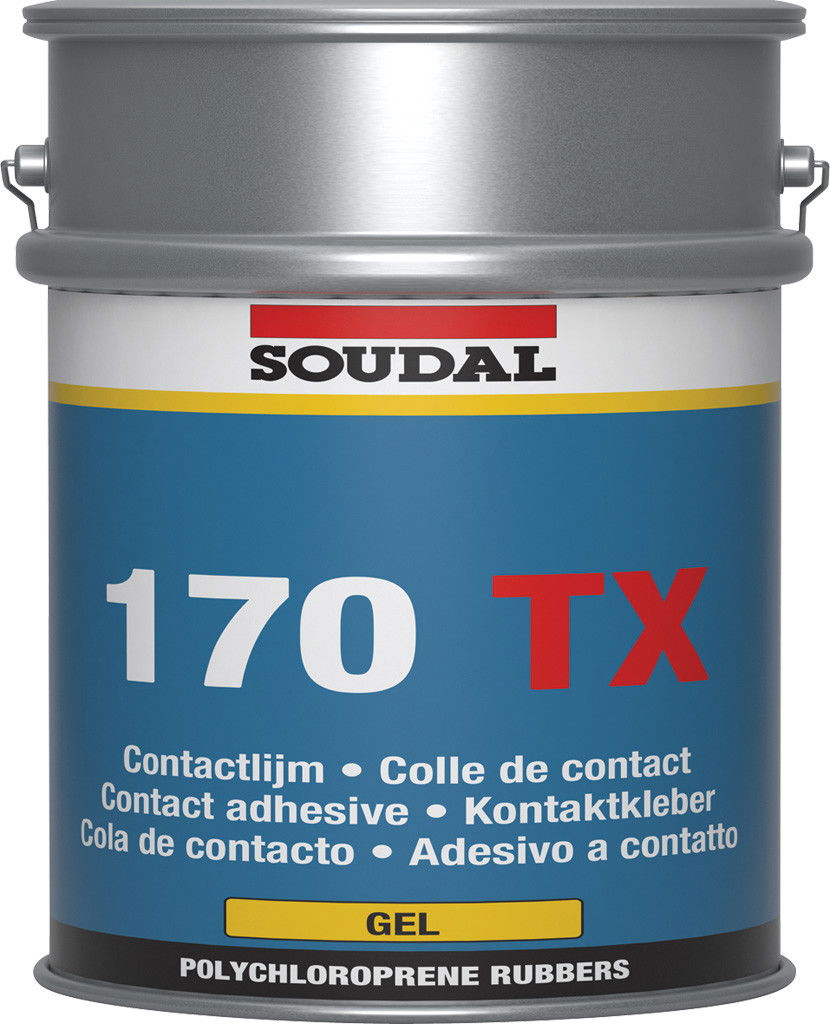 Soudal 170 TX kontakt ragasztó gél, 5 l termék fő termékképe