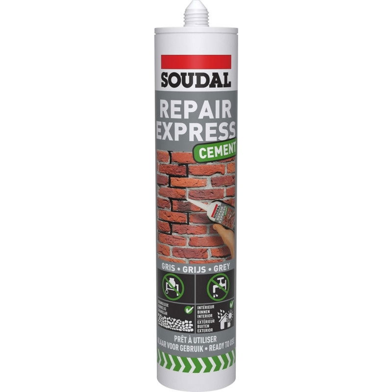 Soudal Repair Express Cement 280 ml, szürke termék fő termékképe