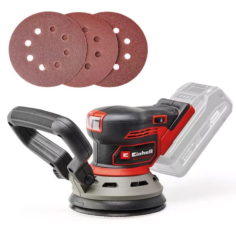 EINHELL TP-RS 18/32 Li BL - Solo akkus excentercsiszoló (akku és töltő nélkül) termék fő termékképe