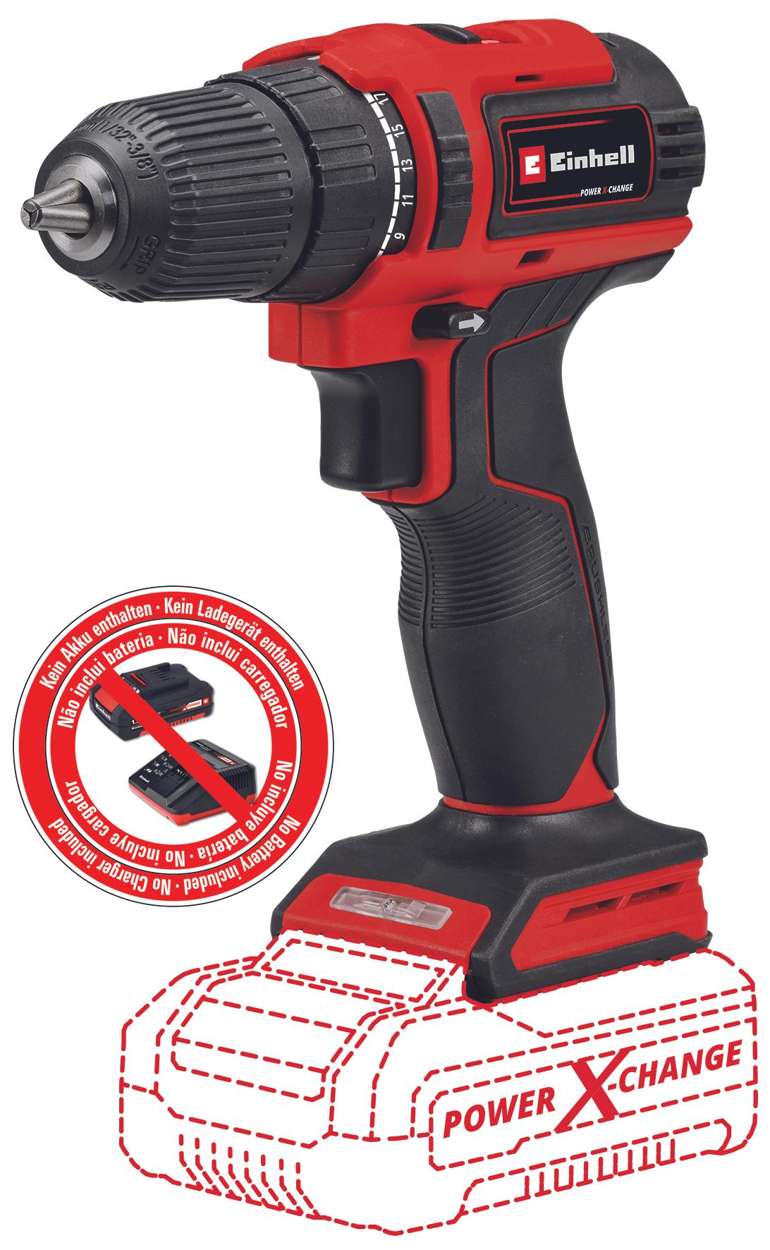 EINHELL TE-CD 18/40 Li BL - Solo akkus fúró-csavarozó (akku és töltő nélkül) termék fő termékképe