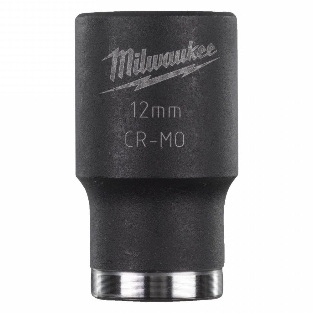 Milwaukee Shockwave Impact Duty™ 1/2"-os gépi dugókulcs fej, rövid, 6-lapú, 12 mm termék fő termékképe
