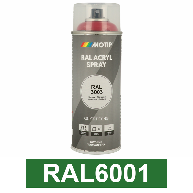 Motip Ipari festék spray, RAL6001, 400 ml termék fő termékképe