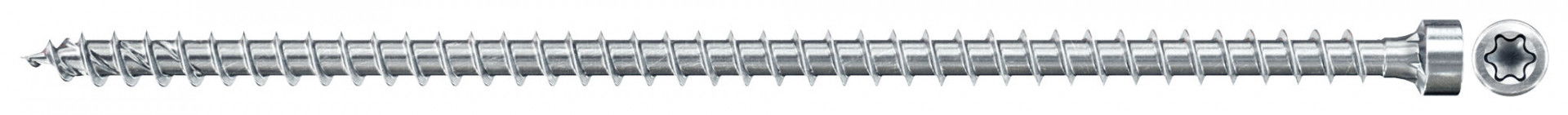 Fischer FPF II CHTF 10.0 x 320 BC 25 hengeres fejű, kékre horganyzott, végigmenetes szerkezetépítő csavar TX behajtással, 25 db/csomag termék fő termékképe