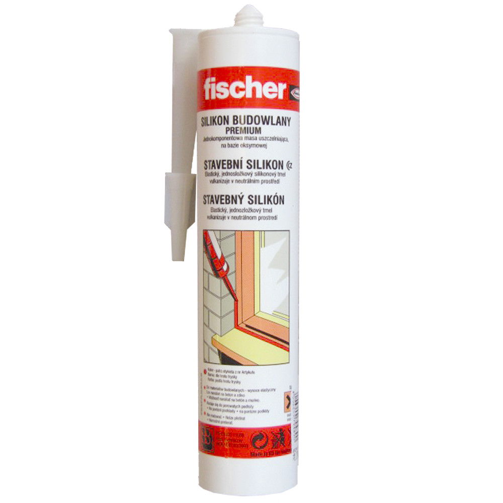 Fischer DBSI TP építőszilikon (H), színtelen, 310 ml termék fő termékképe