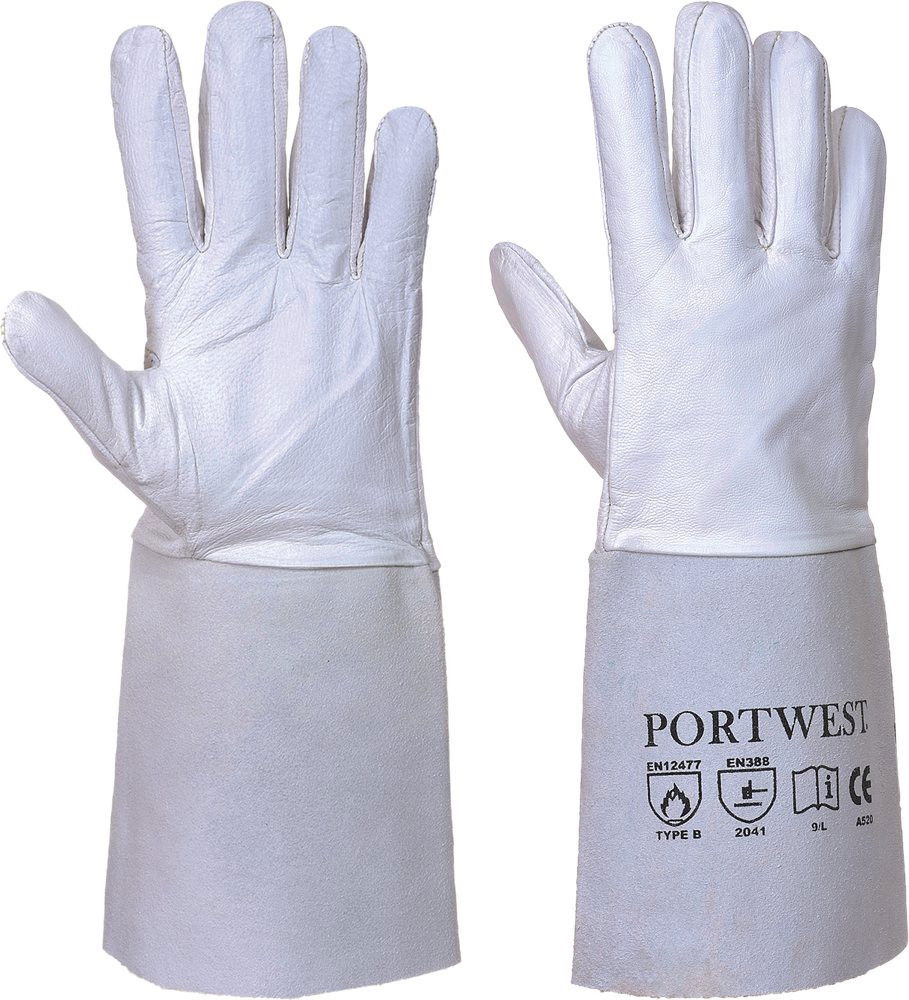Portwest A520 - Prémium TIG hegesztő kesztyű, szürke termék fő termékképe