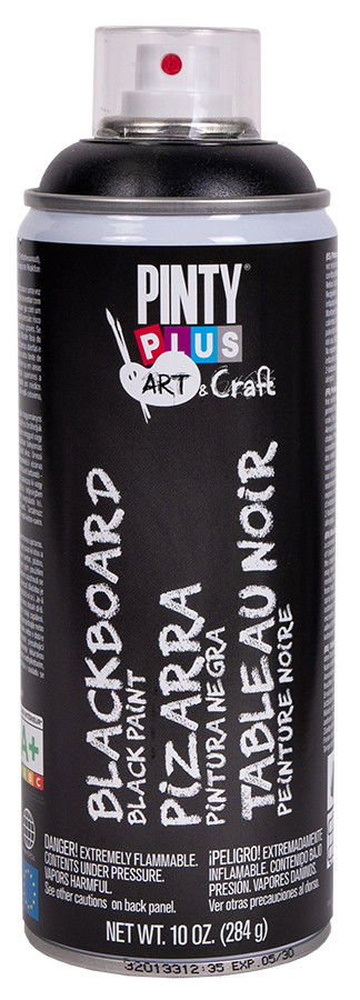 Pinty Plus ART táblafesték spray, matt fekete, 400 ml termék fő termékképe
