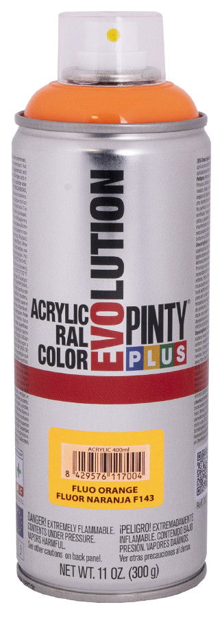 Pinty Plus EVOLUTION fluoreszkáló matt akril festék spray, 400 ml termék fő termékképe